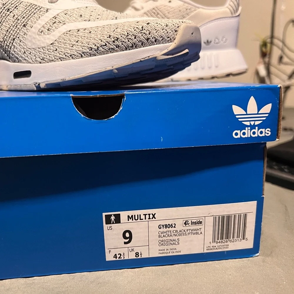 2021 DS ADIDAS “MULTIX” GY8062 white/blk/white size 9 - Picture 7 of 8